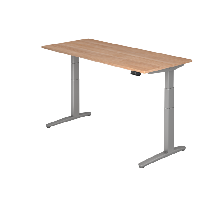 Schreibtisch XBH elektrisch höhenverstellbar 180 x 80 cm in Silber und in 7 Farbvarianten