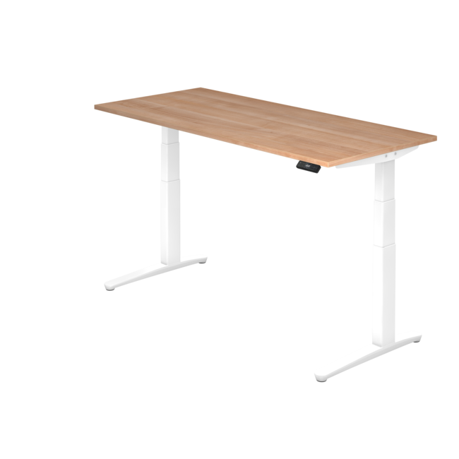Schreibtisch XBH elektrisch höhenverstellbar 180 x 80 cm in Weiß und in 7 Farbvarianten