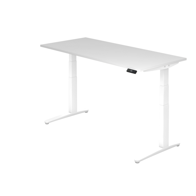 Schreibtisch XBH elektrisch höhenverstellbar 180 x 80 cm in Weiß und in 7 Farbvarianten
