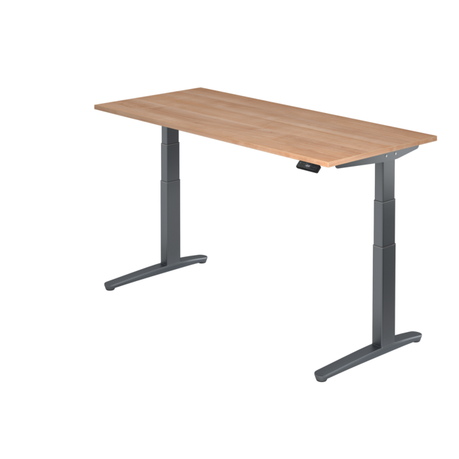 Schreibtisch XBH elektrisch höhenverstellbar 180 x 80 cm in Graphit und in 7 Farbvarianten