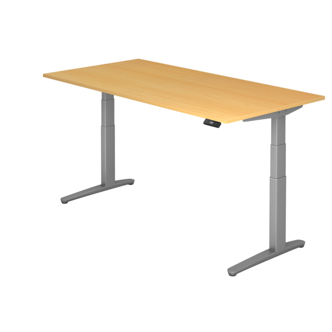 Schreibtisch XBH elektrisch höhenverstellbar 180 x 80 cm in Graphit/Graphit und in 7 Farbvarianten