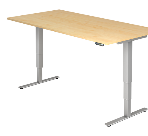 Serie HB Schreibtisch XDSM mit Memory Schalter 200 x 100 cm in Silber und in 7 Farbvarianten