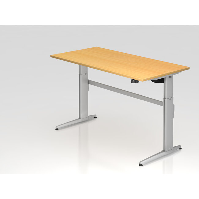 Schreibtisch XE  160 x 80 cm in Silber und in 7 Farbvarianten