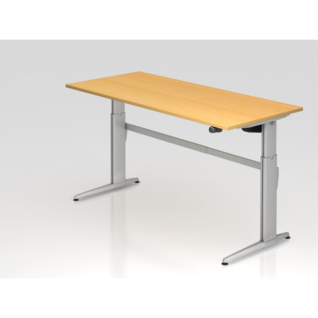 Schreibtisch XE  180 x 80 cm in Silber und in 7 Farbvarianten