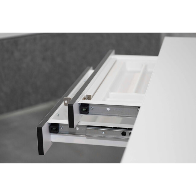 2-fach-Unterbauschublade für Empfangstheken und Schreibtische