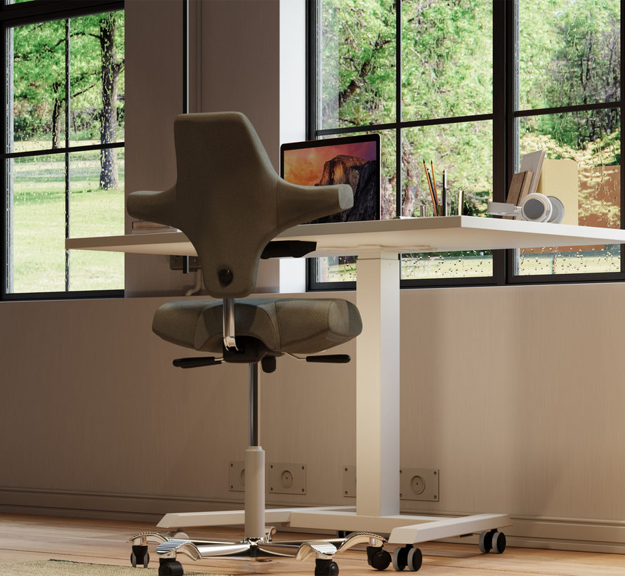 Multifunktionaler Schreibtisch "VARIANT" fürs Home-Office und für flexibles Teamwork