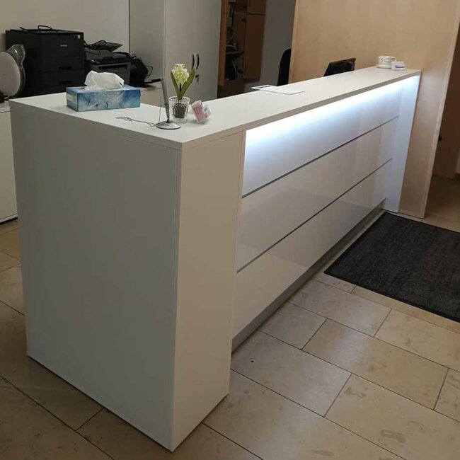 Seitenschrank für AS-Line Empfangstheken – 32 oder 42 cm