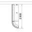 Empfangstheke AS-Line, 280 cm inkl. Rundelement