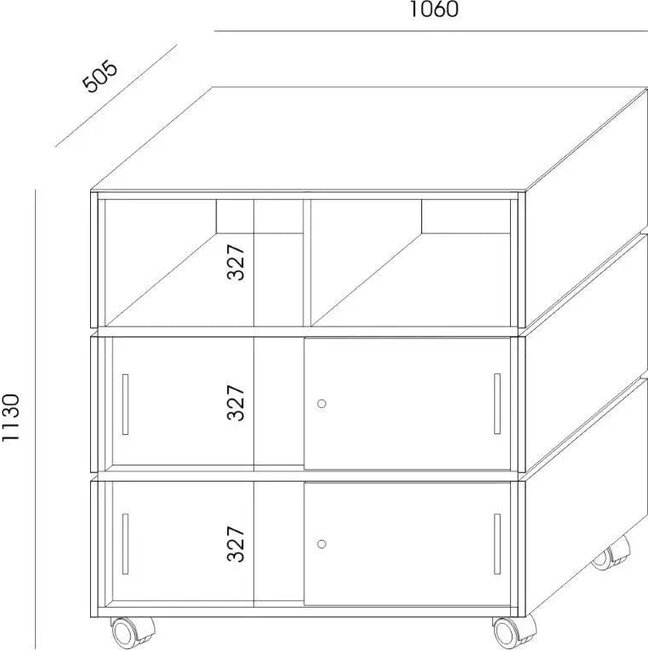 Stehtresen auf Rollen