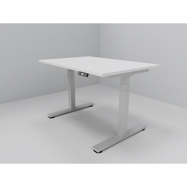 Schreibtisch XDSM mit Memory Schalter 160 x 80 cm in Silber und in 7 Farbvarianten