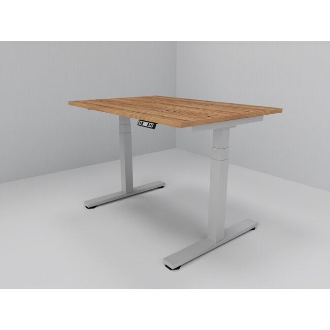 Schreibtisch XDSM mit Memory Schalter 160 x 80 cm in Silber und in 7 Farbvarianten