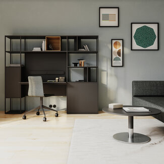 Homeoffice Regal+Schreibtisch