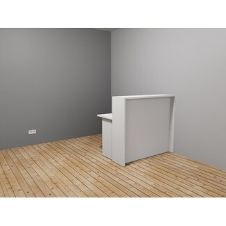 Empfangstheke AS-Basic, weiß, 120cm breit