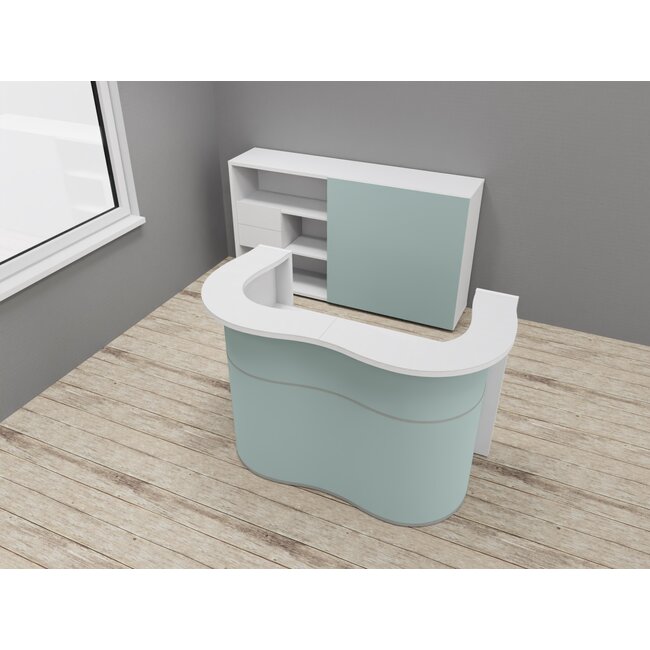 Empfangstheke Ocean, kleine Theke in U-form