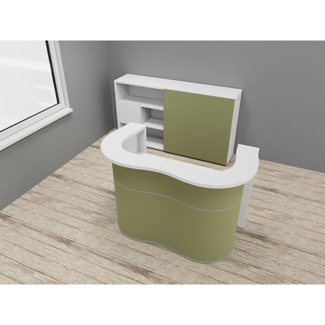 Empfangstheke Ocean, kleine Theke in U-form