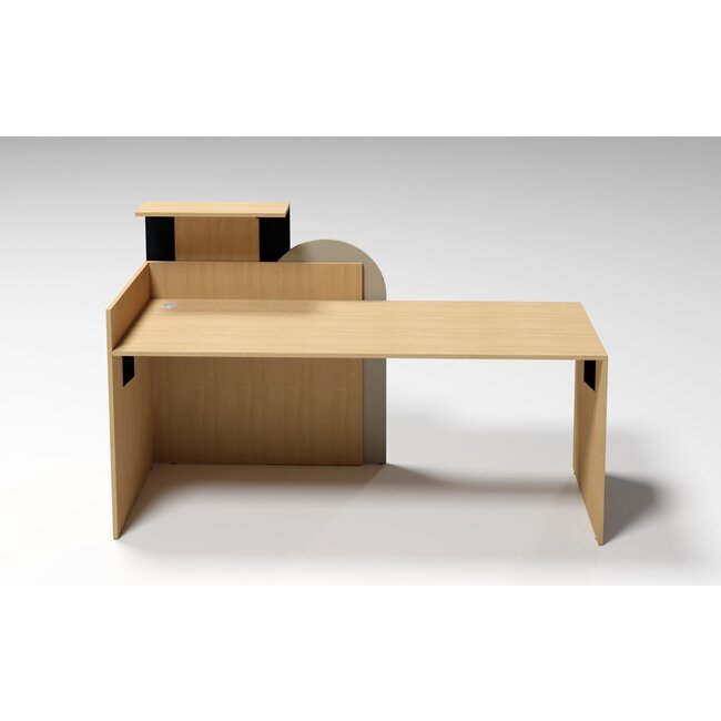 Alberto – Empfangstheke konfigurierbar für kleine Räume, 100–180 cm