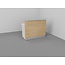 Perfect 120 cm – Empfangstheke mit Glasaufsatz, konfigurierbar