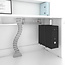 Perfect 120 cm – Empfangstheke mit Glasaufsatz, konfigurierbar