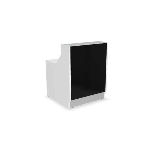 Empfangstheke London - Gerade Theke 86 cm