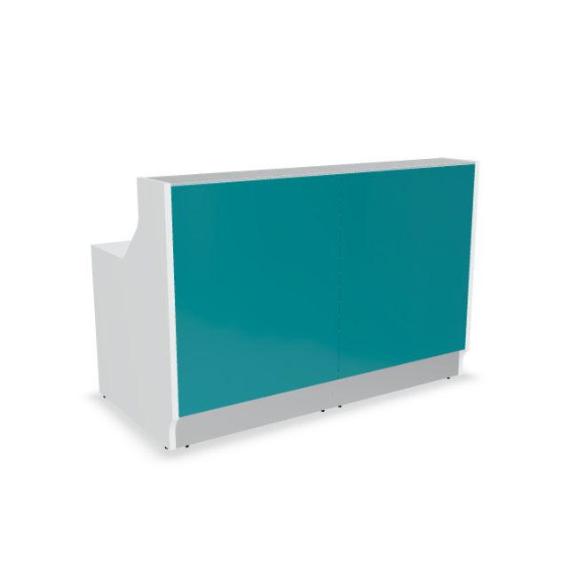 Empfangstheke London - Gerade Theke 166 cm