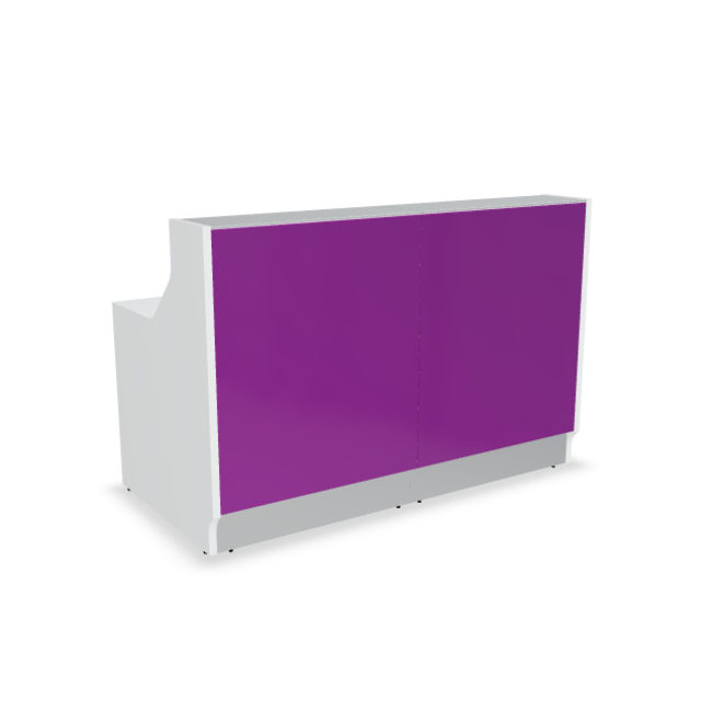 Empfangstheke London - Gerade Theke 166 cm