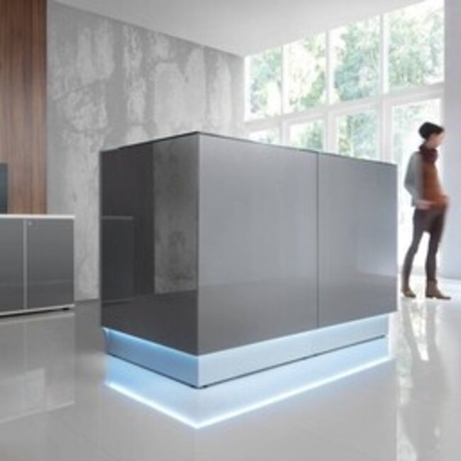 Empfangstheke London - Gerade Theke 166 cm