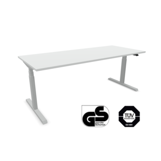 Elektrisch Höhenverstellbarer Schreibtisch , 190 cm breit - 80 cm tief