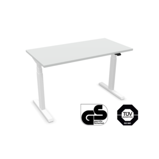 Elektrisch Höhenverstellbarer Schreibtisch , 120 cm breit - 60 cm tief