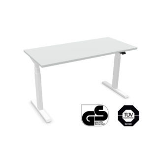 Elektrisch Höhenverstellbarer Schreibtisch , 130 cm breit - 60 cm tief