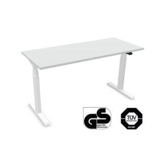 Elektrisch Höhenverstellbarer Schreibtisch , 140 cm breit - 60 cm tief