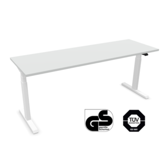 Elektrisch Höhenverstellbarer Schreibtisch , 200 cm breit - 60 cm tief