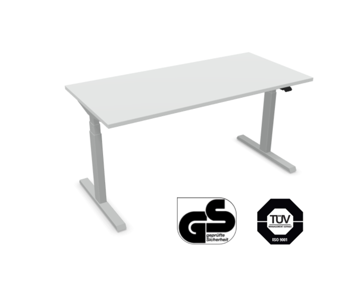 Höhenverstellbarer Schreibtisch 150 × 70 cm – elektrisch