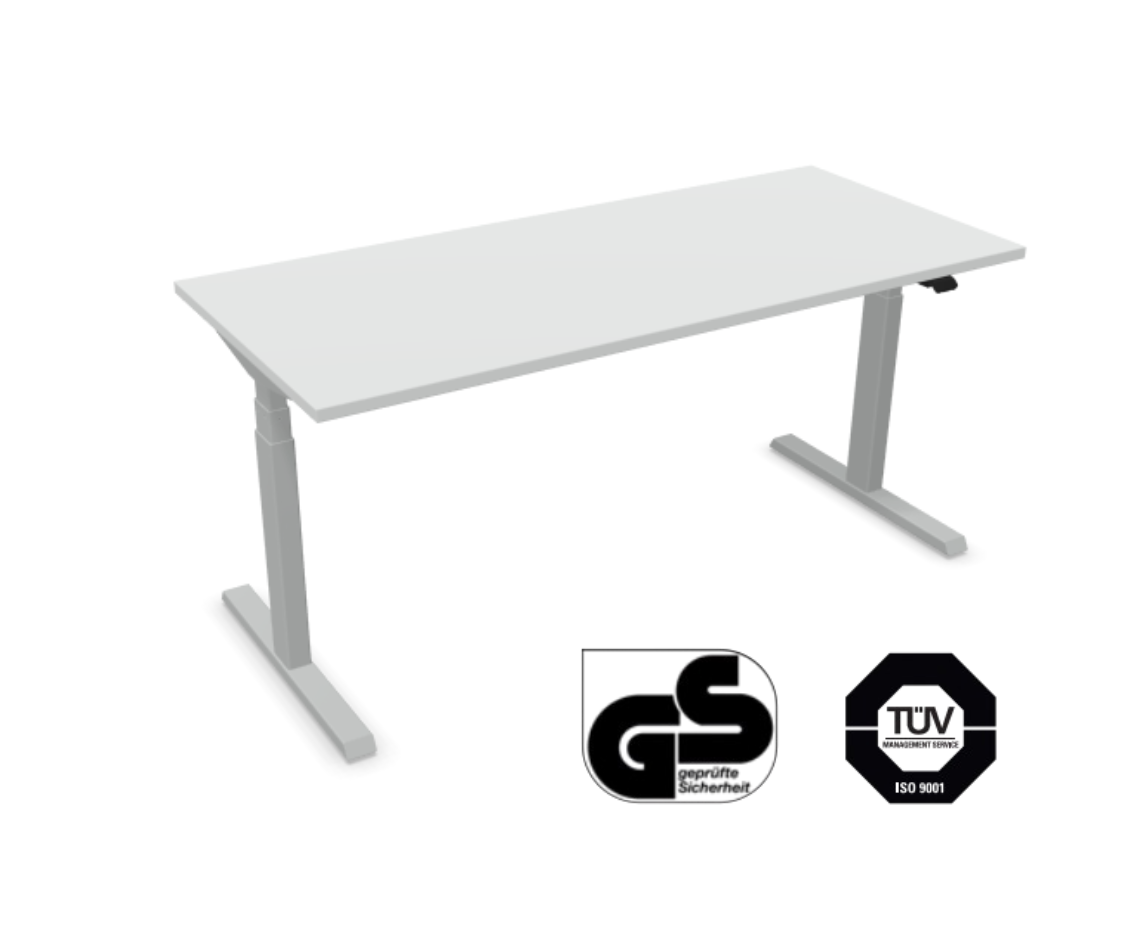 Höhenverstellbarer Schreibtisch 160 × 70 cm – elektrisch