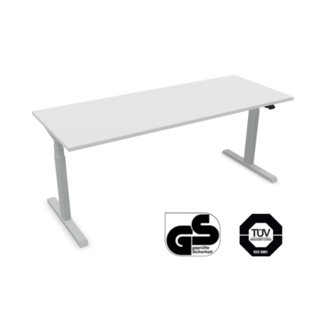 Elektrisch Höhenverstellbarer Schreibtisch , 190 cm breit - 70 cm tief