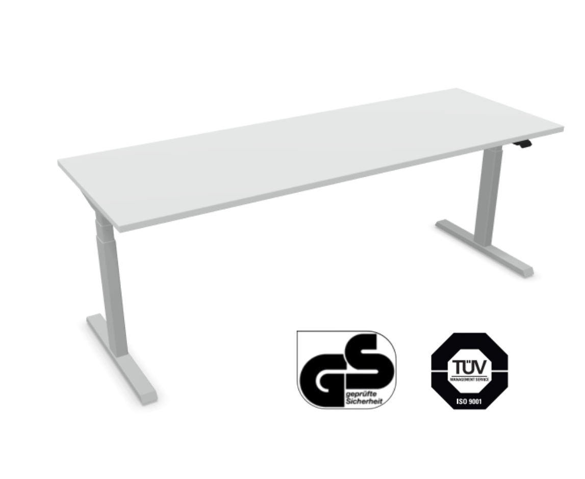 Höhenverstellbarer Schreibtisch 200 × 70 cm – elektrisch