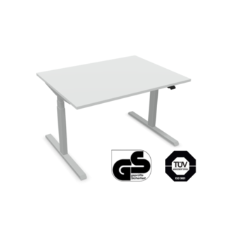 Elektrisch Höhenverstellbarer Schreibtisch , 120 cm breit - 90 cm tief