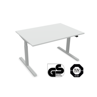 Elektrisch Höhenverstellbarer Schreibtisch , 130 cm breit - 90 cm tief