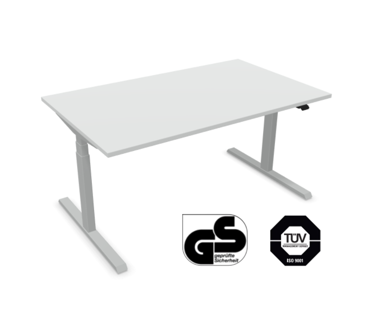 Höhenverstellbarer Schreibtisch 150 × 90 cm – elektrisch