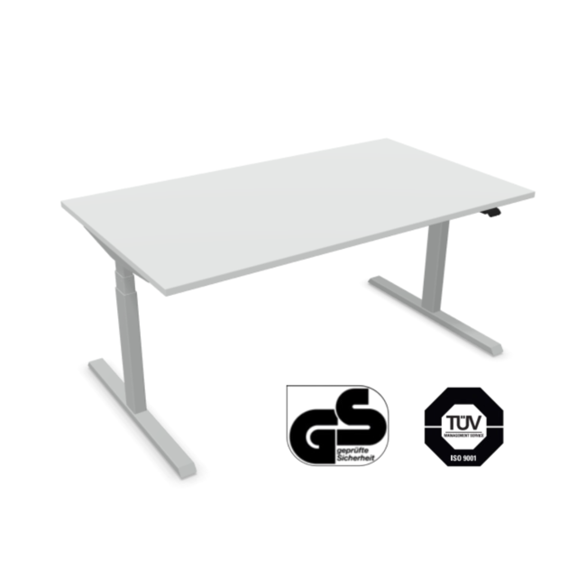Elektrisch Höhenverstellbarer Schreibtisch , 160 cm breit - 90 cm tief