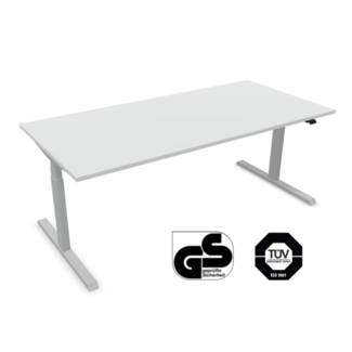 Elektrisch Höhenverstellbarer Schreibtisch , 190 cm breit - 90 cm tief
