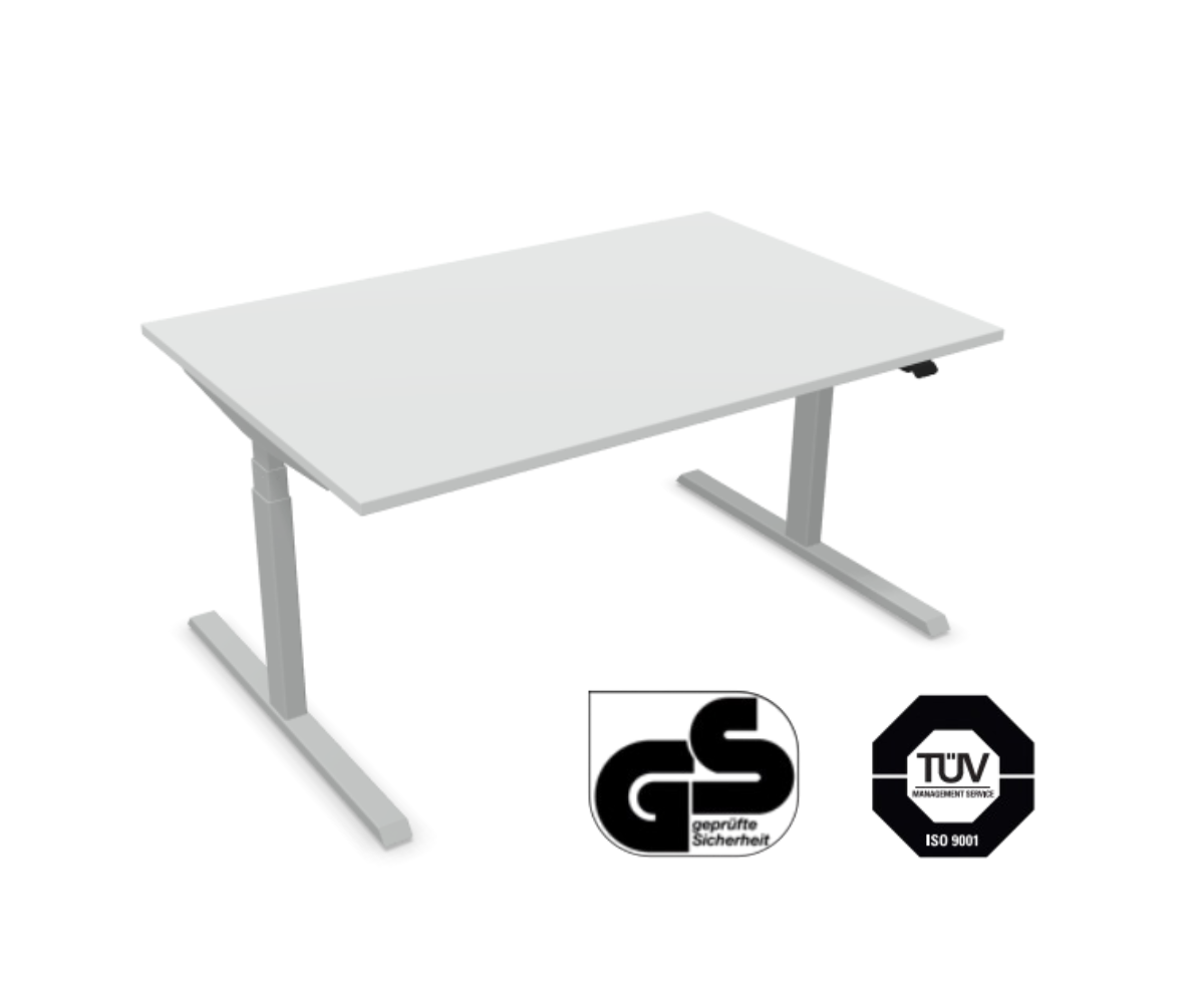 Höhenverstellbarer Schreibtisch 150 × 100 cm – elektrisch