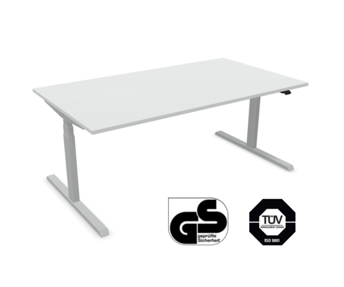 Höhenverstellbarer Schreibtisch 180 × 100 cm – elektrisch