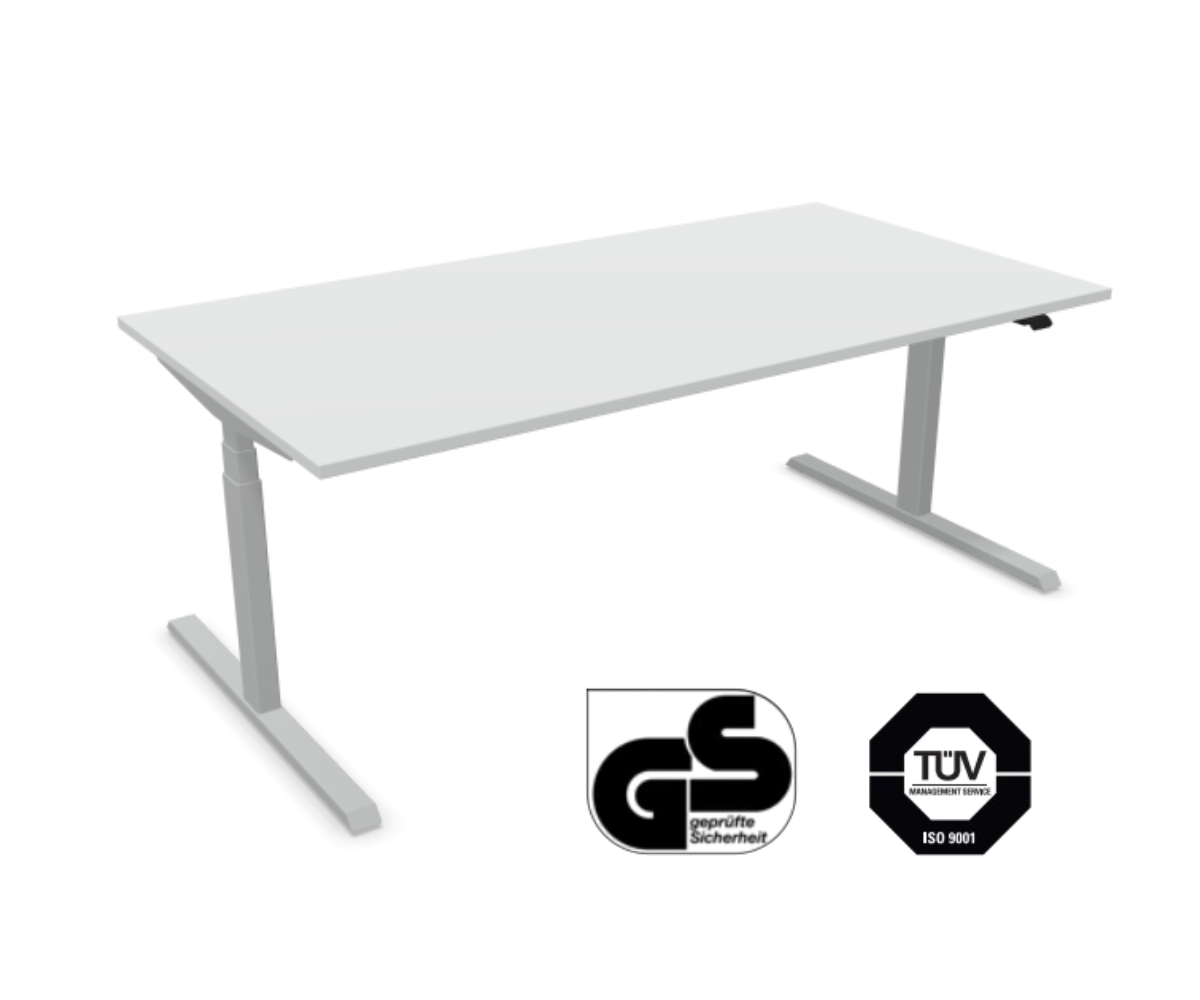 Höhenverstellbarer Schreibtisch 190 × 100 cm – elektrisch