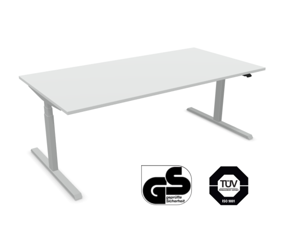 Höhenverstellbarer Schreibtisch 200 × 100 cm – elektrisch