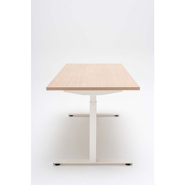 Höhenverstellbarer Schreibtisch mit Kurbel, 140 cm breit - 80 cm tief