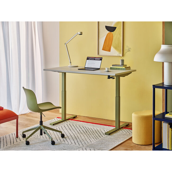 Höhenverstellbarer Schreibtisch mit Kurbel, 160 cm breit - 80 cm tief