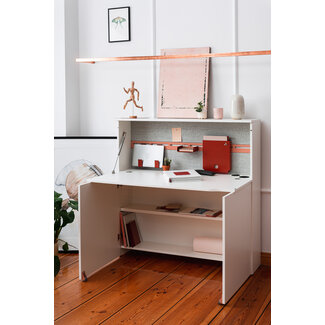 Home Office Schreibtisch - 120 cm breit, Klappbar