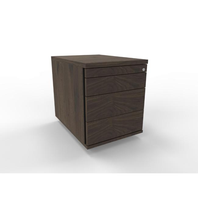 Hochwertiger Rollcontainer mit 4 Schubladen, abschließbar | 1-2-3-3