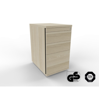 Standcontainer 60 cm tief, abschließbar - mit Hängeregister