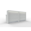 Empfangstheke AS-Line 240 cm breit – konfigurierbar in 17 Dekoren, optional mit LED